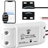 eKyro Smart Garage Door Opener - Universal WiFi Remote Controller Compatible with Alexa, Google Home, iPhone, Siri, Android, Door Left Open Alert, Door Security Systems, Updated Model