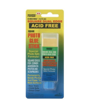 Pioneer Photo Square Glue Stick, 0.42 oz