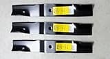 DMKU1028 Set of 3 Kubota 48" Mower Blades 11/16" Center Hole Only K5575-34330 K5182-71840