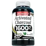 FITO MEDIC'S Lab | Activated Charcoal Pills| 1600 mg per Serving | 240 Caps | Activated Charcoal | Charcoal Capsules| Charcoal Pills| Ultra high Absorption, s.