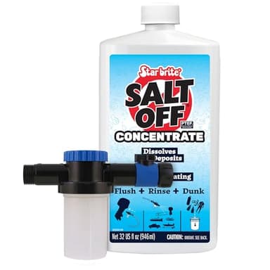 STAR BRITE Salt Off Kit – Applicator & 32 OZ Concentrate for Marine Engine Flush & Salt Removal on Boats, Trailers, Fishing Gear, Dive Equipment, and More
