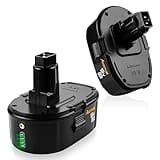 Ahomtikk 2-Pack 18V 6.5Ah Lithium-Ion Battery Replacement for Dewalt 18V XRP Battery DC9096 DC9098 DC9099 DE9096 DE9095 DW9096 DW9098 DW9095 DC9182