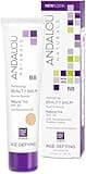 Andalou Naturals Perfecting BB Beauty Balm Natural Tinted Moisturizer with SPF 30, 2-in-1 BB Cream & Face Sunscreen with Broad Spectrum Protection, Mineral Sunscreen with Non-Nano Zinc Oxide, 2 Fl Oz