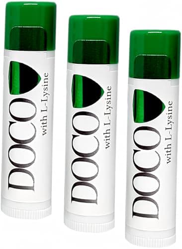 DocoShield Lip Balm w/Docosanol and Lysine (3-Pack)