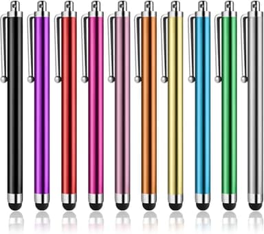 Stylus Pens for Touch Screens, Abiarst High Precision Universal Stylus for iPad iPhone Tablets Samsung Galaxy All Capacitive Touch Screens (10-Pack)