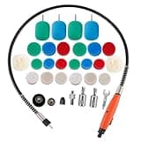 Mini Buffing Polishing Pads, 30Pcs Mini Detail Polisher Pads Use On Rotary Tools, Cordless Electric Drill, Mini Polisher Tool for Tight Area Detailing Polishing, for SPTA Mini Polisher -SP-DP030USA
