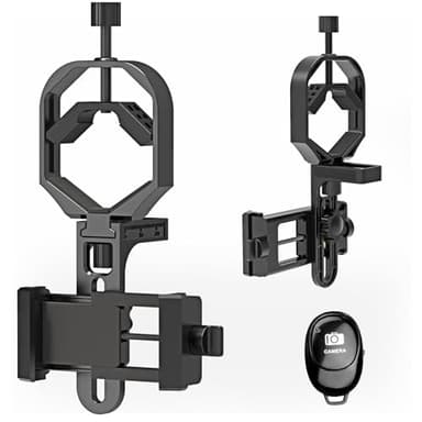 Gosky Universal Spotting Scope Phone Adapter – Telescope Phone Mount & Spotting Scope Phone Mount, Binocular Phone Adapter with Precision 3-Axis Alignment, Fits Most Smartphones & 30–57mm Eyepieces