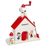 Cra-Z-Art Snoopy SNO-Cone Machine, Snow Cone Shaved Ice Maker Ice Shaver, Snoopy House Shaped Shaved Ice Maker Comes with Fruit Punch Flavor Packet, Ages 6 and Up, White