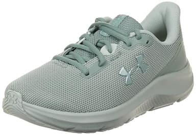 Under Armour Women's Charged Pursuit 4, (348) Silica Green/Silica Green/Metallic Silica, 10, US