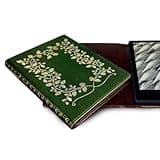 Book Cover for Any eReader up to 7.5 to 5.1 Inches in Size. Fits Any e-Book Reader Including kobo, Nook, Kindle, Paperwhite, Colorsoft, Sony, storytel and More. (Floral Green)