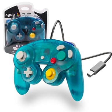 XYAB Ultimate NGC Joystick Controller for use with GameCube and Wii- ICE BLUE