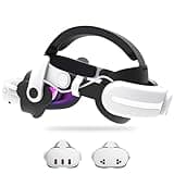 MLemonVR 12000mAh Battery Pack Headband, Compatible with Oculus/Meta Quest 3/3s, Extended Playtime, Adjustable Comfort Design, Lightweight VR Accessory, Enhanced Gaming Experience(Black)