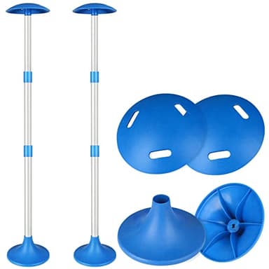 iCOVER Premium Boat Cover Support Pole, Adjustable Aluminum Tarp Poles Accessories System, 2 Pack
