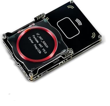 Proxmark3 Easy V5.0 RFID Reader Writer Copier with 512M Memory, Built-in Antenna, IC/ID Card Decryptor, Supports LF 125kHz & HF 13.56MHz Cards, Includes 4 White Cards + 1 Keyfob