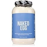 Naked 3LB Non-GMO Egg White Protein Supplement Powder, Unflavored, No Additives, Paleo, Dairy Free, Gluten Free, Soy Free – 25g Protein, 44 Servings, 3 pounds