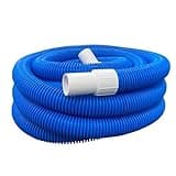 Poolzilla Spiral Wound EVA Vacuum Hose 1.5"x30' (38mm x 9m) With Swivel Cuff, Heavy Duty Hose That Is Resistant To UV and Chemicals