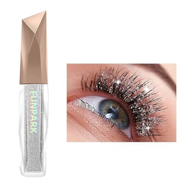 Kyannkara Glitter Mascara - Washable, Lengthening & Volumizing Eye Makeup - Shiny Sparkle (Glitter01)