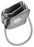 Petzl Verso Belay Device - Compact, Lightweight Belay Device, for One or Two Rope Strands While Climbing or Rappelling - Grey