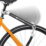 Malabi V2.0-180° Rotating Dog Bike Leash - with Shock Absorbers and Quick Attach Mechanism | Carbon Fiber | Detachable, Adjustable for The Smoothest Ride- Patent Pending (Black)