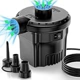 Electric Air Pump for Inflatables, Quick-Fill Inflator/Deflator Air Pump for Pool Floats,Portable Air Mattress Pump, AC 110V-120V, Blow Up Inflatable Pool Raft Air Bed
