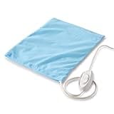 Sunbeam Heating Pad for Pain Relief | Standard Size Ultra Heat, 3 Heat Settings | Light Blue, 12 Inch x 15 Inch