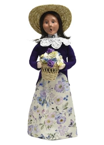 Byers' Choice Woman w/Flowers 2255 from The Spring Collection