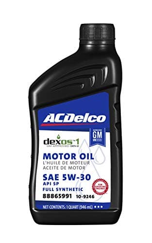 ACDelco GM Original Equipment 10-9246 (88865991) dexos™1 GEN 2 Full Synthetic 5W-30 Motor Oil - 1 qt