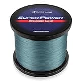KastKing Superpower Braided Fishing Line,Low-Vis Gray,20 LB,327 Yds