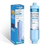 Garden Hose Filter for Filling Pool,Garden Hose Filter for Filling Hot Tub/Spa, Greatly Reduces Sediment, Chlorine, Heavy Metals and Odors, Standard 3/4" Garden Hose Thread