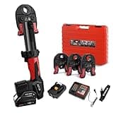 HHEWLEE MINI Propress Tool for Copper Pipe, Lightweight Crimping Tool Battery Powered Crimper 32KN for US Standard 1/2", 3/4", 1" Copper Tube and Stainless Steel Tube(HZT-25M)