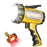 Super Bright Rechargeable Spotlight,2000,000 LM LED Flashlight Handheld Spotlight,10000mAh Spot Lights Outdoor Runtime Up to 48 Hrs,Flashlight Searchlight,Flood Camping Hunting Boating,with Tripod