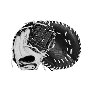Wilson A700 FPCM 33" Fastpitch Catcher's Mitt - White/Black, Right Hand Throw