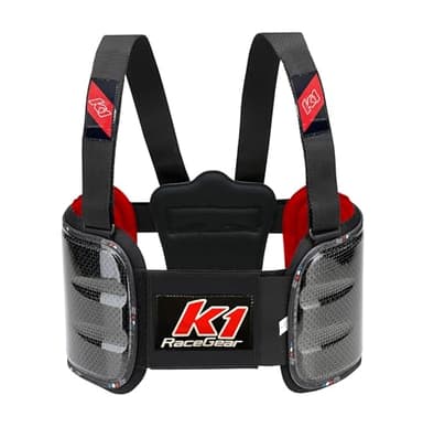 K1 RaceGear K1 Ballistic Carbon Fiber Rib Protector, Carbon