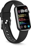 FITVII Slim Fitness Tracker with Blood Oxygen, Blood Pressure, 24/7 Heart Rate and Sleep Tracking, IP68 Waterproof Activity Trackers and Smart Watches with Step Tracker, Pedometer for Women Men