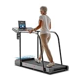 Yesoul Walking Treadmill with Long Handles for Seniors,Recovery Fitness Exercise Machine with Stable and Safe Structural Design, Large LED Display for Elderly,300 lbs Capacity