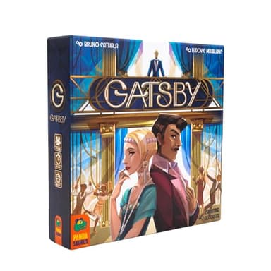 Gatsby Board Game - Duel for Influence in The Glamorous Roaring 20's, Quick-Play Auction Strategy Game for Kids & Adults, Ages 10+, 2 Players, 30 Minute Playtime