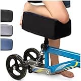 Knee Scooter Cushion Cover - Soft and Comfortable Knee Scooter Pad with Removable 2'' Thick Memory Foam Cushion, Blue