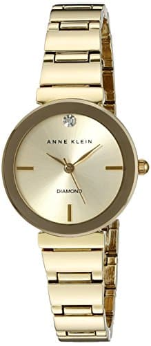 Anne Klein Women's Genuine Diamond Dial Bracelet Watch