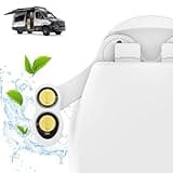RV Bidet for Camper Toilet with Dual Nozzles, Multi-Mode Cleaning, Non-Electric, Adjustable Water Pressure, RV Toilet Accessorities | Upgrade RV Toilet in Minutes