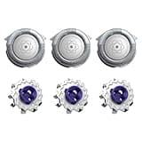 Specialized 3X HQ8 Replacement Shaver Heads for P-hilips Norelco Series 7100, 7200, 7300, 7700, 7800, 8800, PT/AT700, PT/AT800 & Aquatec Electric Shavers