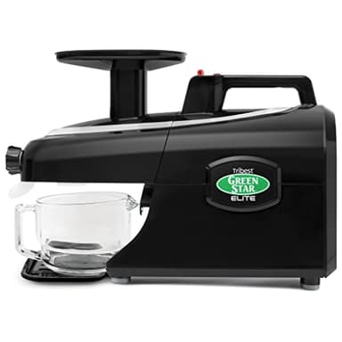 Tribest Greenstar GSE-5010 Elite Twin Gear Cold Press Slow Masticating Juicer (Black)