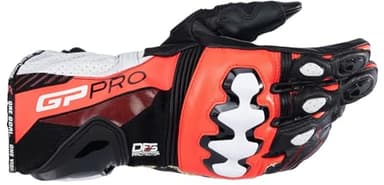 Alpinestars GP Pro RS4 Gloves (Large, Black/Red Fluo/White)