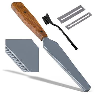 Guitar Fret Crowning File, Dual Side Fret Crowning Tool Files,Fret polishing kit,Luthier Tools, Professional High Carbon Steel Design for Electric, Acoustic,Bass Guitar