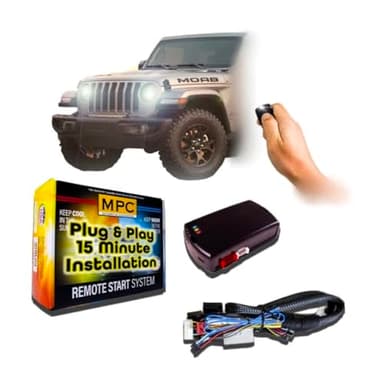 MPC Remote Start Kit Compatible with Jeep Wrangler 2007-2018 || 100% Plug n Play || Key-to-Start || Use Your OEM Key Fob || 15 Minute Install || USA Tech Support