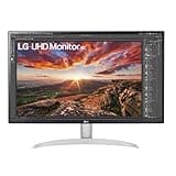 LG 27UP600-W 27-inch Ultrafine 4K UHD (3840x2160) IPS Computer Monitor, AMD FreeSync, VESA DisplayHDR 400, Reader Mode, Flicker Safe, HDMI, DisplayPort, White