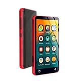 MP3 Player with Bluetooth and WiFi,MP3 Player with Spotify,Spotify Kids,Audible,Pandora,Amazon Music,4" Music Player MP4 Up to 1TB(80GB,Red_Black)