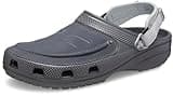 Crocs Men's Yukon Vista II LiteRide Clogs, Slate Grey/Multi, 10