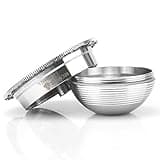 Stainless Steel Reusable Vertuo Coffee Capsule, Metal Refillable Coffee Pod Brewing Espresso 70ML/2.4OZ(SMALL), Compatible for N-espresso VertuoPlus XN903 /XN900 / Vertuod-line GCA1 /ENV135/ENV150