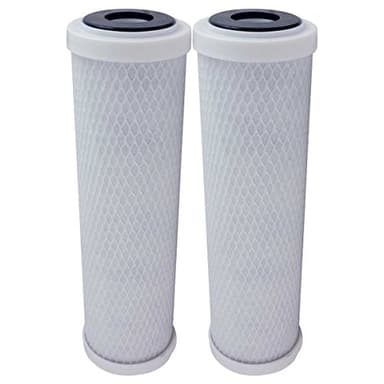 2 Pack Flow-Pur 8 Carbon Block Filter Compatible Cartridge WCBCS-975-RV by American Water Solutions