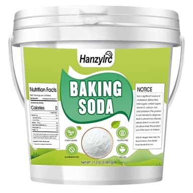11.2 lb Baking Soda Powder Bulk, Food Grade, 100% Pure Sodium Bicarbonate Powder, Can Neutralize Acidic Ingredients, Used for Bread, Cookies and Other Baked Goods, Also Can Clean and Deodorize